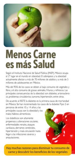 Menos carne es más salud (México)