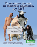 Rubén Albarrán, vocalista de Café Tacuba, en campaña de AnimaNaturalis por la defensa de todos los animales.