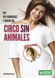 La bailarina Vivi Rodrígues dice "Yo Quiero Un Circo Sin Animales".