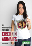 La actriz colombiana Nórida Rodríguez se una a la campaña internacional de AnimaNaturalis por un Circo Sin Animales