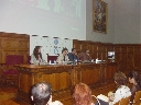 Mesa redonda: Núria Querol, Juanma Bajo Ulloa, Dr. Marc Boillat y Paulino Rodríguez