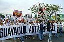 El 11 de noviembre AnimaNaturalis, PAE, FPA y TEA organizaron la marcha y protesta contra las corridas de toros en Guayaquil. El abuso de ciertas autoridades y la represión policial no se hicieron esperar.