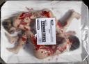 20.03.07. Activistas de AnimaNaturalis se metieron en una bandeja gigante simulando ser carne humana preparada para consumir, de la misma manera que se presenta la carne de otros animales. 