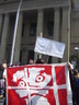 28.04.07. Para el cierre de la Semana Internacional contra la Experimentación en Animales, diversas organizaciones llevaron a cabo una multitudinaria marcha por el centro de Santiago, Chile. La actividad hizo manifiesto el amplio rechazo al Bioterio de Pr