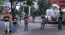 AnimaNaturalis M�xico reparti� folletos a la entrada del Circo Hnos. V�zquez. Cuatro familias desistieron de entrar, pero los cirqueros se mostraron agresivos.