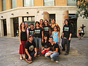 24.07.08 El grupo de voluntarios de AnimaNaturalis en Mallorca. 