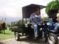 Motocarro entregado a los carretilleros para reemplazar a los caballos.