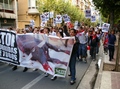 Mas de un centenar de personas se manifiestan en Logroño contra la tauromaquia. 
AnimaNaturalis 