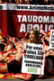 Valencia, 14 de marzo. Activistas de AnimaNaturalis han montado hoy una 'falla humana' en la Plaza del Ayuntamiento de Valencia, para protestar contra la feria taurina que se celebra durante la semana fallera.