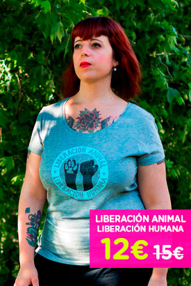 Camiseta - Liberacion Animal Liberacion Humana