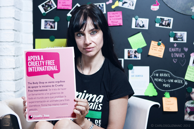 Beatriz Rico se une a The Body Shop, AnimaNaturalis y Cruelty-Free International contra las pruebas en animales Beatriz Rico se une a The Body Shop, AnimaNaturalis y Cruelty-Free International contra las pruebas en animales