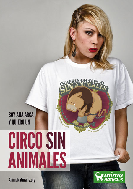 Ana Arca se une a la campaña Yo Quiero Un Circo Sin Animales Ana Arca se une a la campaña Yo Quiero Un Circo Sin Animales