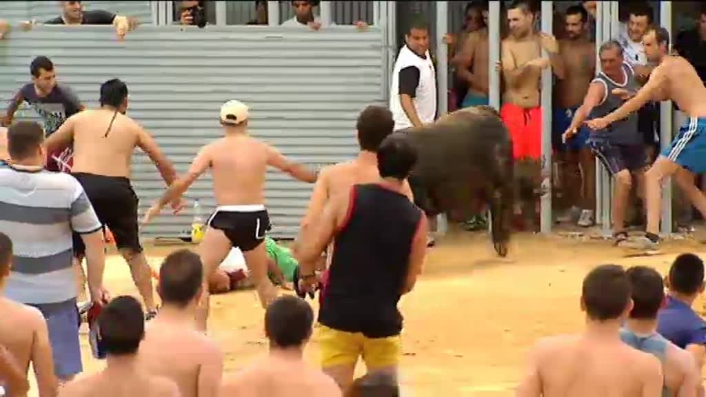 Un joven resulta gravemente herido en un correbou en Tarragona Un joven resulta gravemente herido en un correbou en Tarragona