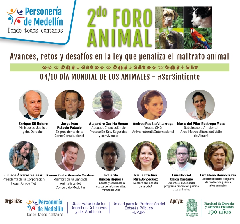 AnimaNaturalis participará en foro sobre ley que penaliza maltrato animal en Medellín AnimaNaturalis participará en foro sobre ley que penaliza maltrato animal en Medellín