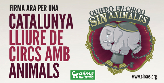 Firma por una ley para una "Catalunya libre de Circos con Animales"