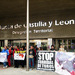 AnimaNaturalis protesta frente la Junta de Castilla y León por el Toro de Jubilo