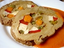 Redondo de seit&aacute;n relleno