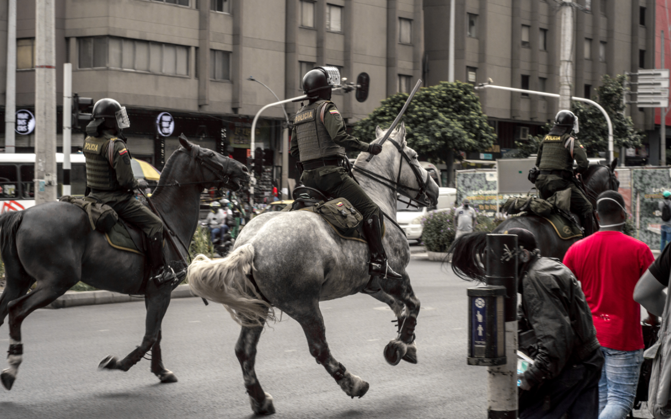 Terminemos con el uso de animales como elementos disuasivos en protestas sociales